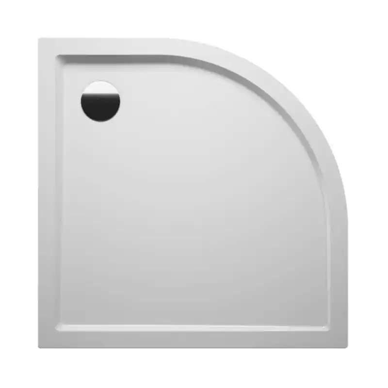 Riho Zurich 278 Brodzik półokrągły 80x80 cm biały DA86/D001021005