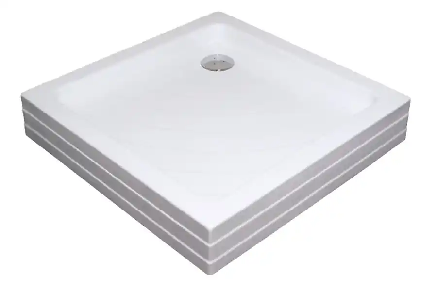 Ravak Kaskada Angela 90 EX Brodzik prostokątny 90,5x90,5x18,5 cm akrylowy biały A007701320