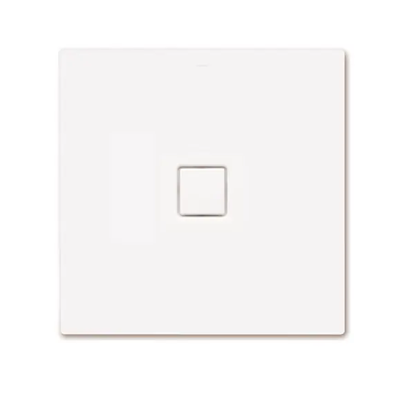 Kaldewei Conoflat 852-2 Brodzik kwadratowy z nośnikiem ze styropianu 80x80 cm z powierzchnią uszlachetnioną biały 466848043001