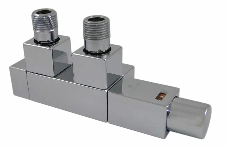 Schlosser Square zestaw duo-plex 1,2 x 16x2 Pex kątowy prawy biały 6059 00062