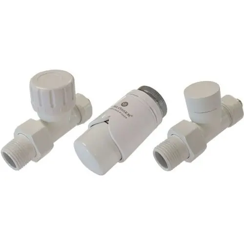 Schlosser Elegant zestaw termostatyczny prosty Cu biały 6042 00031