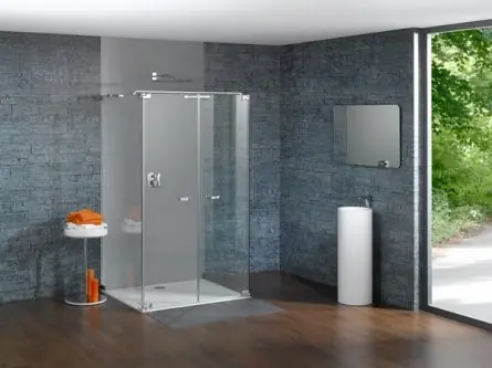 Huppe Studio Paris Elegance Kabina prysznicowa-drzwi wahadłowe z dwoma ściankami bocznymi - na wymiar biały Szkło Intima PR0669G373