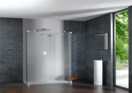 Huppe Studio Paris Elegance Kabina prysznicowa Walk-in model 1 - na wymiar biały Szkło przezroczyste PR0709G321