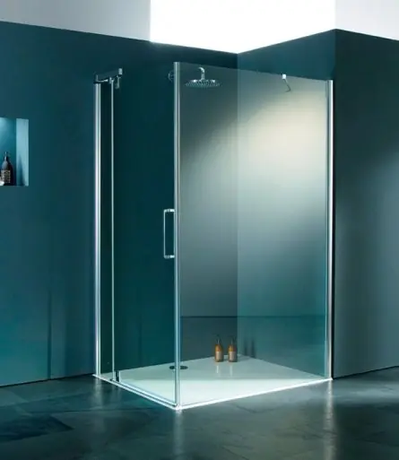 Huppe Refresh Pure Ścianka boczna do drzwi skrzydłowych - 75/204 chrom eloxal Szkło przezroczyste 9P0711.092.321