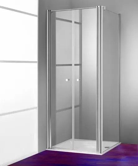 Huppe 501 Design Pure Ścianka boczna do drzwi wahadłowych - 75/165 srebrny matowy Szkło Sand Plus Anti-Plaque 510791.087.316