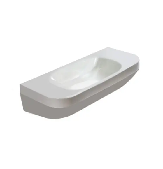 Duravit DuraStyle Umywalka mała 50x22 cm bez przelewu bez otworu na baterię biała z powłoką WonderGliss 07135000001