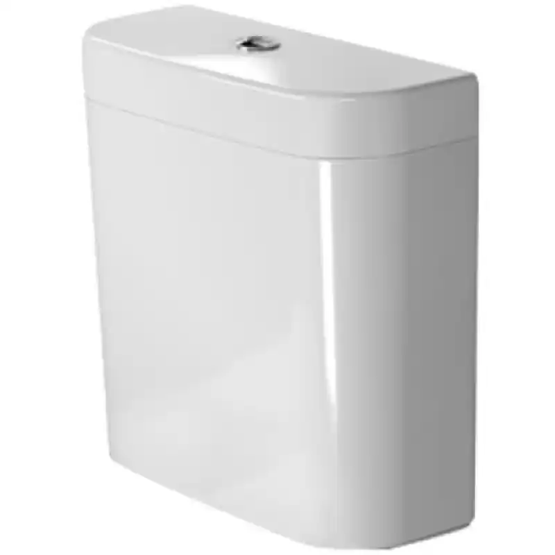 Duravit Happy D.2 Spłuczka 39,5x16 cm doprowadzenie prawe lub lewe spłukiawnie 4,5/3 l biała 0934000085