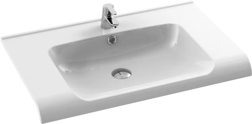 Cerastyle Anova Umywalka wisząca 80x50x17,5 cm biała 090700-U