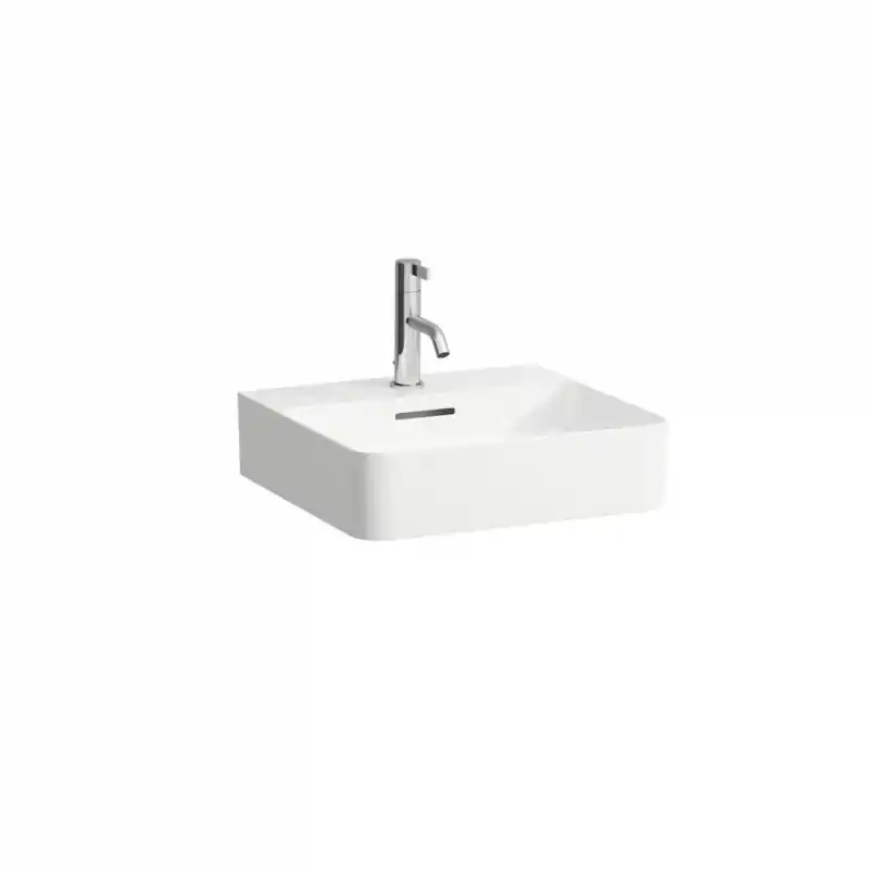 Laufen Val Umywalka wisząca 45x42x11,5 cm z otworem na baterię i ze szkliwieniem LCC biała H8162804001041