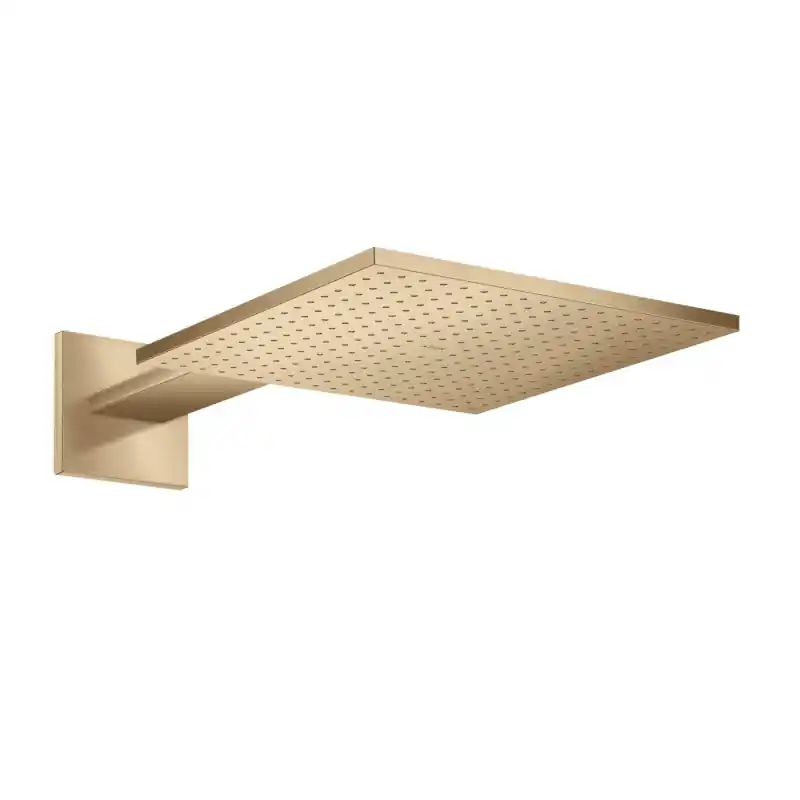 Axor ShowerSolutions Deszczownica 30x30 cm z ramieniem ściennym brąz szczotkowany 35318140
