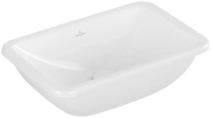 Villeroy & Boch Loop & Friends Umywalka podblatowa 45x28 cm bez przelewu z powłoką CeramicPlus weiss alpin 4A5601R1