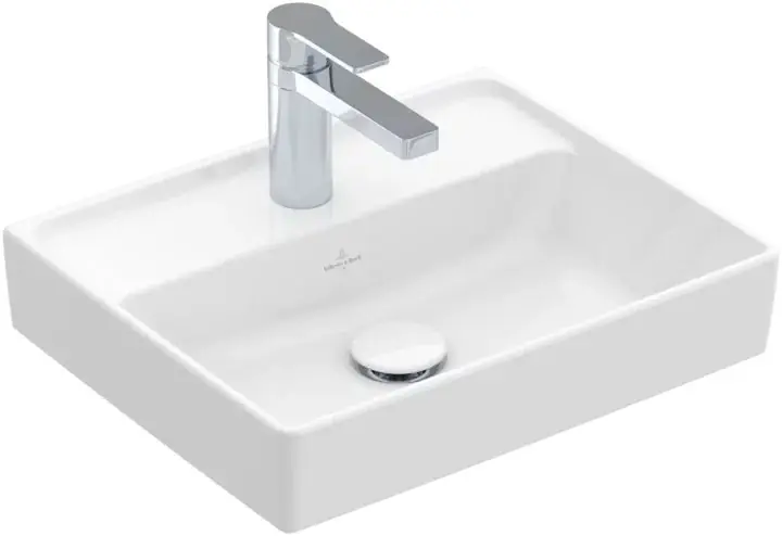 Villeroy & Boch Collaro Umywalka wisząca lub meblowa mała 45x37 cm bez przelewu weiss alpin 43344601