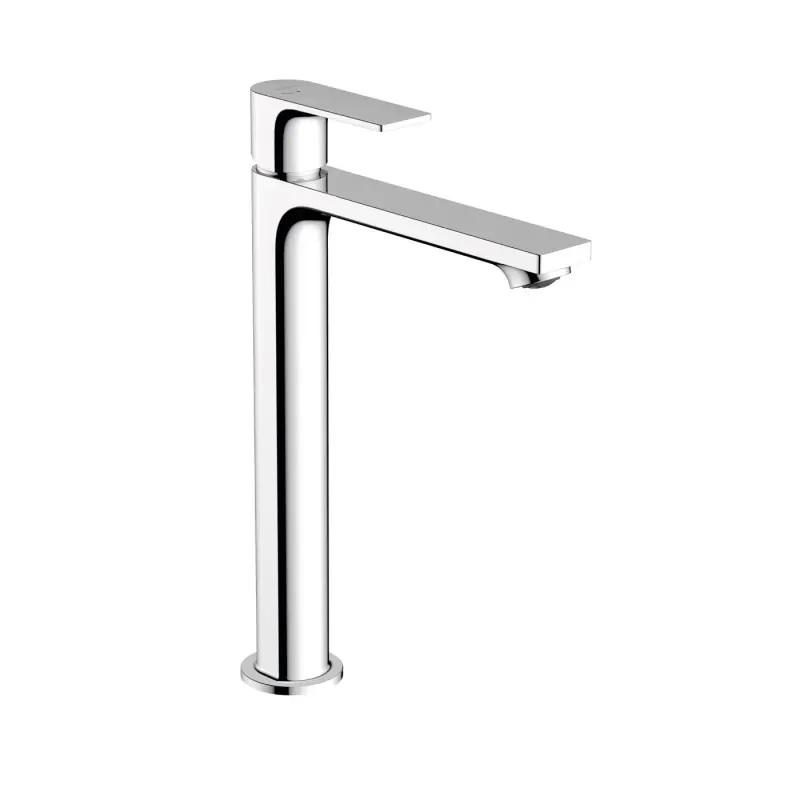 Hansgrohe Rebris E Bateria umywalkowa wysoka CoolStart z korkiem chrom 72581000