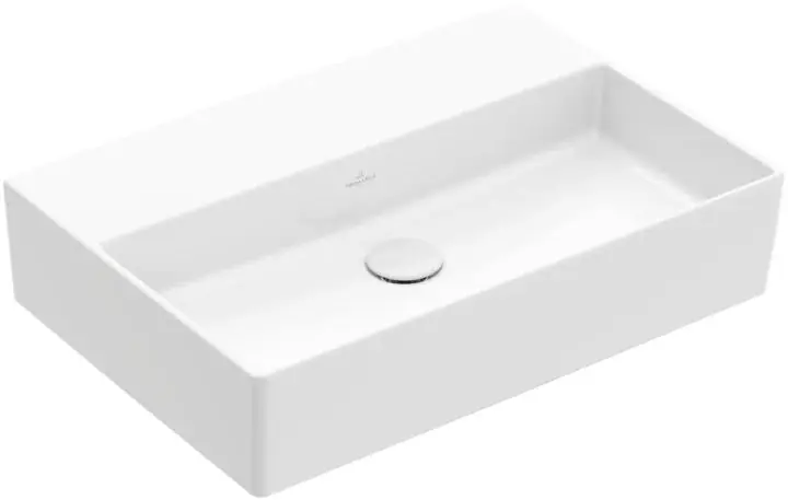 Villeroy & Boch Memento 2.0 Umywalka wisząca 60x42 cm bez otworu na baterię bez przelewu z powłoką CeramicPlus weiss alpin 4A2263R1