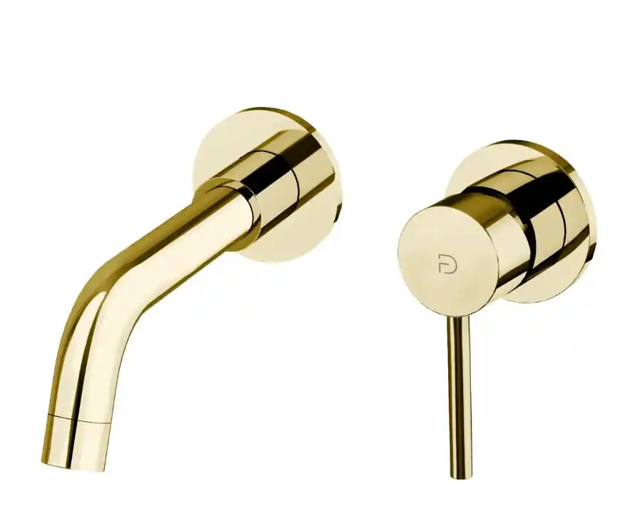 Fdesign Flusso Bateria umywalkowa podtynkowa złota FD1-FLS-3PA-55