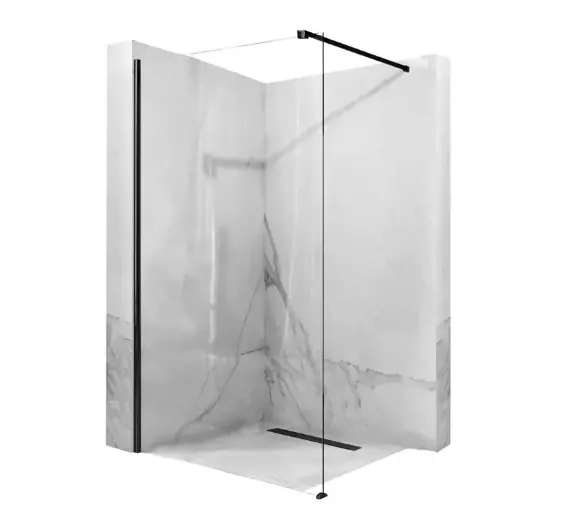 Rea Aero Kabina Walk-in 100x195 cm profile czarny mat REA-K6597