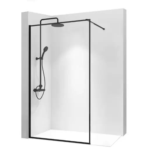 Rea Bler Kabina Walk-in 120x195 cm profile czarne REA-K7631