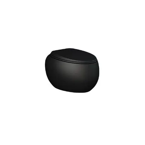 RAK Ceramics Cloud Deska wolnoopadająca czarny mat CLOSC3901504