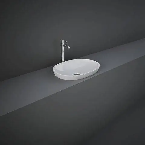 RAK Ceramics Variant Umywalka wpuszczana 50x36 cm biały połysk VARDI25000AWHA