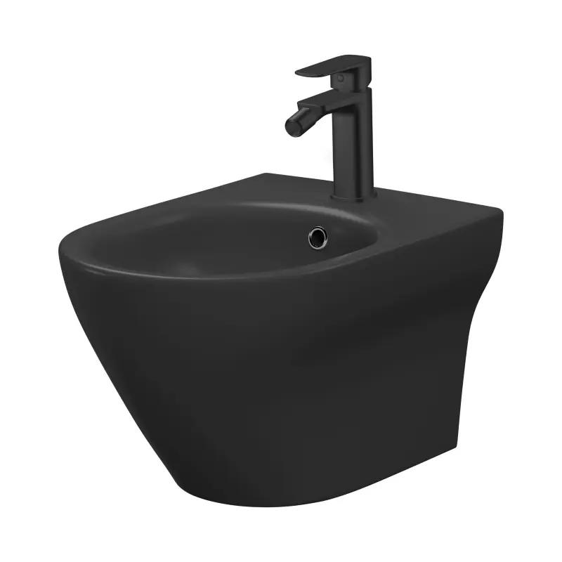 Cersanit Larga Oval Bidet podwieszany 52x35,5 cm antracyt K677-041