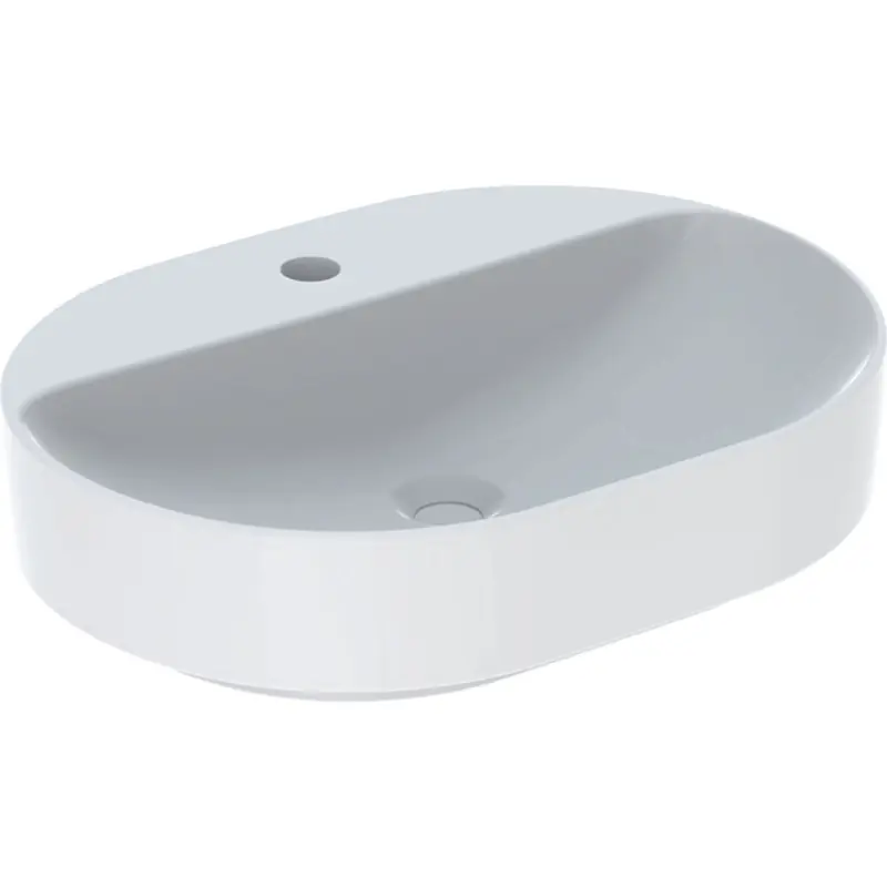 Geberit Variform Umywalka nablatowa 60x45 cm bez przelewu z otworem na baterię biała 500.778.01.2