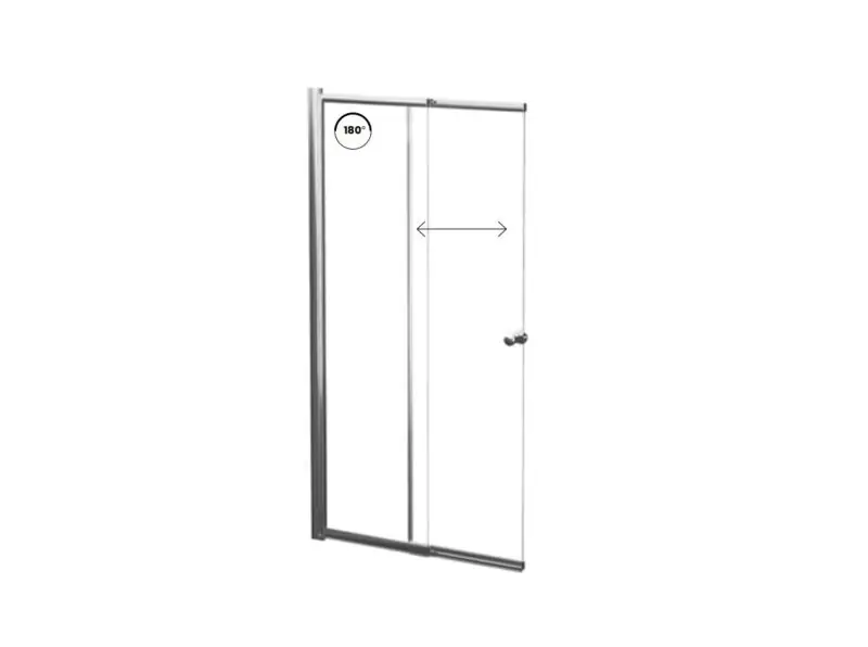 Besco Easy Slide Parawan nawannowy 150x100 cm PES-2S
