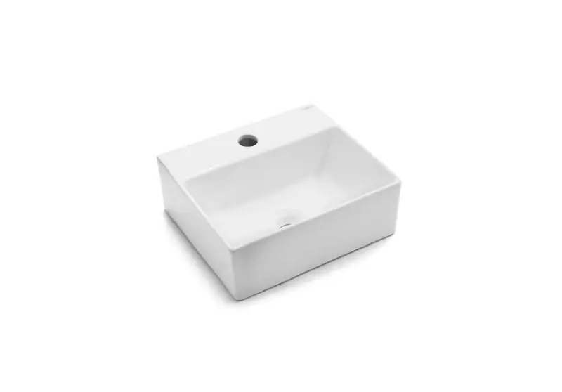 Bathco New Bergamo Umywalka wisząca 34,5x30,6 cm biała 4913