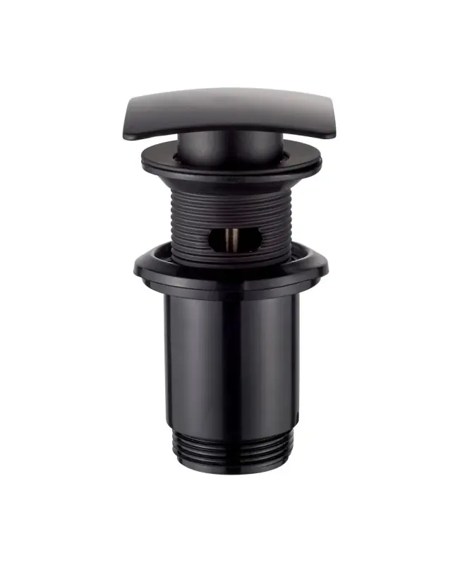 Invena Korek umywalkowy klik-klak czarny mat SC-B1-139-L