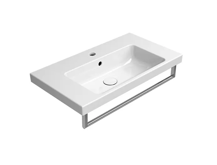 GSI Norm Umywalka wisząca lub wpuszczana w blat 70x40 cm biały połysk 8637111