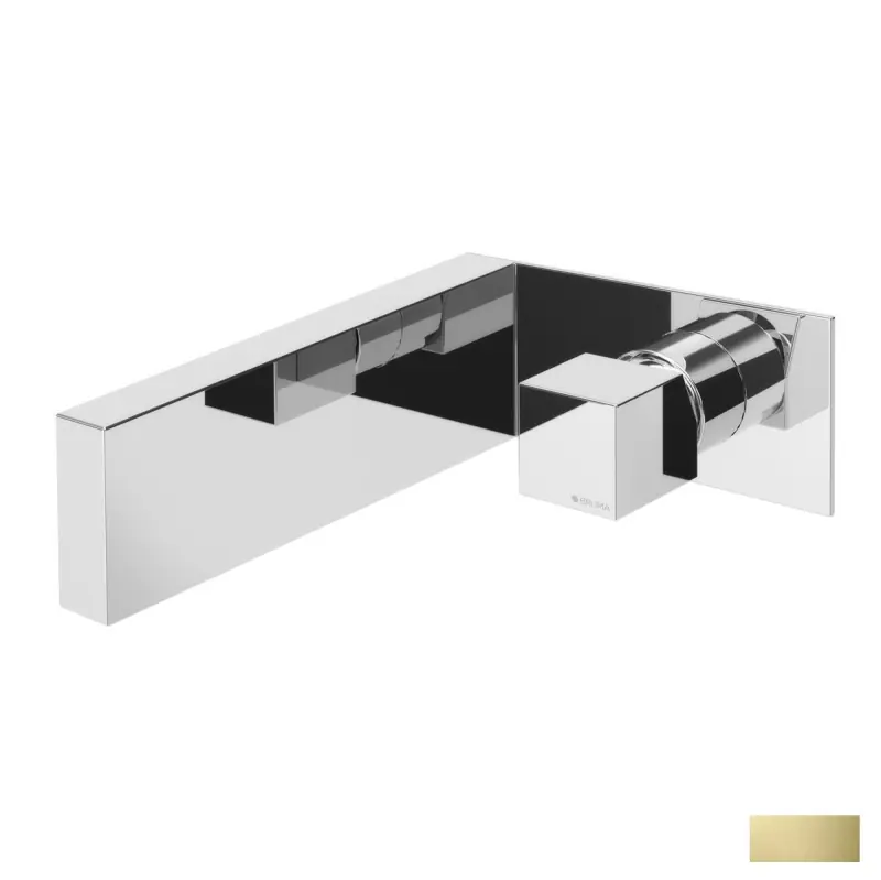 Bruma Adamastor Bateria umywalkowa podtynkowa bez korka złota 3012202SR