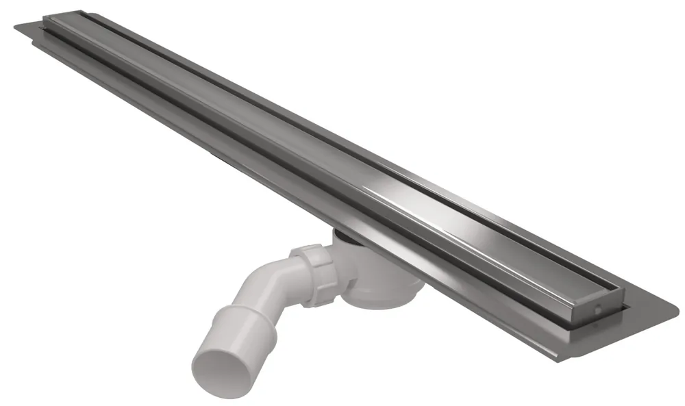 McAlpine Omega Slim Odpływ liniowy 80 cm stal szczotkowana MPCD800-O-B-NTKPL