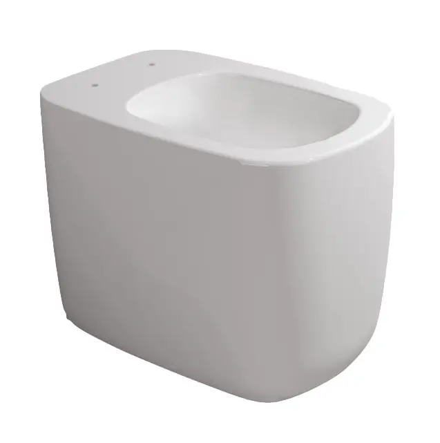 Flaminia Mono Toaleta WC stojąca bez kołnierza spłukiwanie wirowe biała MN117RS