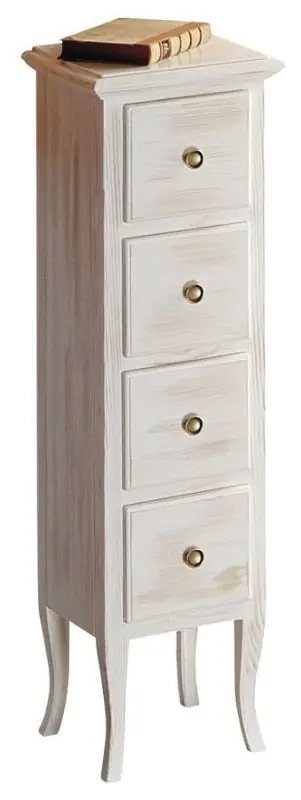 Sapho Retro Słupek boczny 33x35x119 cm starobiały 1694