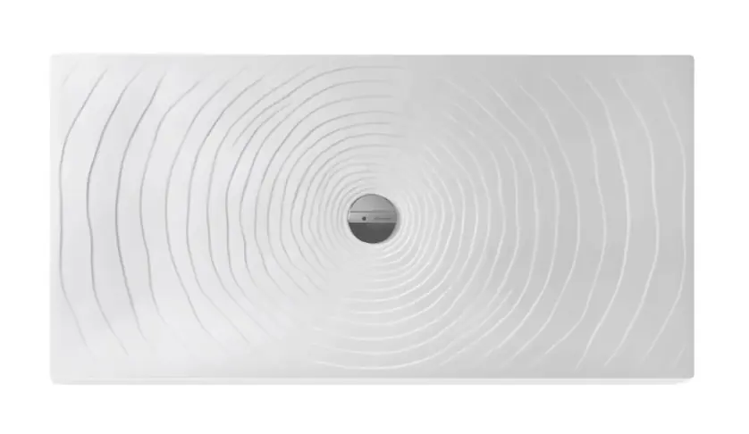 Flaminia Water Drop Brodzik prostokątny 160x80 cm biały DR8016