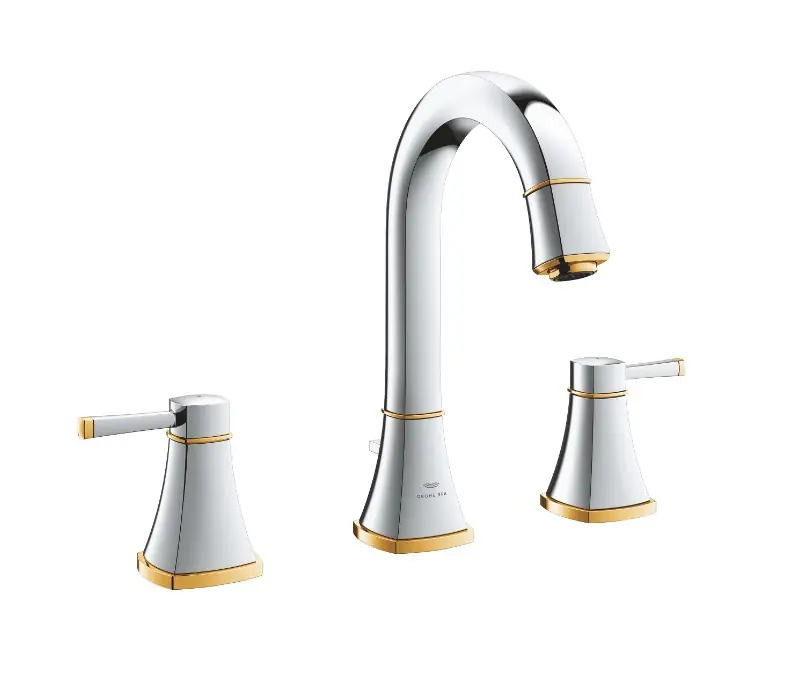 Grohe Spa Grandera Bateria umywalkowa wysoka chrom/złoty 20619IG0