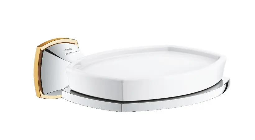 Grohe Spa Grandera Mydelniczka ścienna chrom/złoty 40923IG0