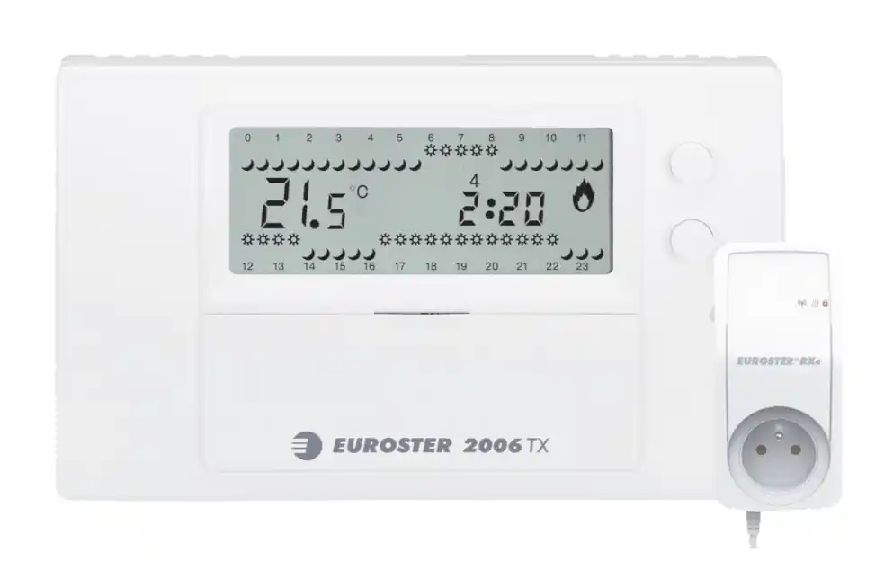 Euroster Regulator temperatury bezprzewodowy biały E2006TXRXG