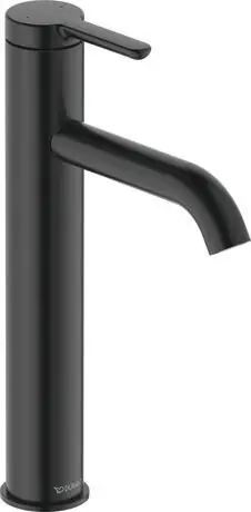 Duravit C.1 Bateria umywalkowa czarny mat C11030002046