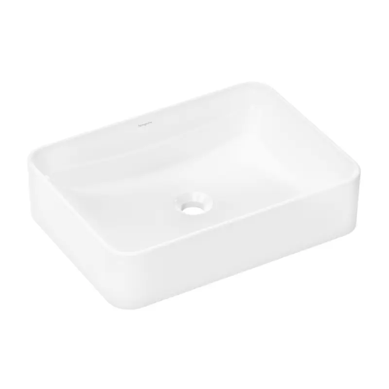 Hansgrohe Xuniva Q Umywalka nablatowa 55x40 cm biały połysk z powłoką SmartClean 61075450