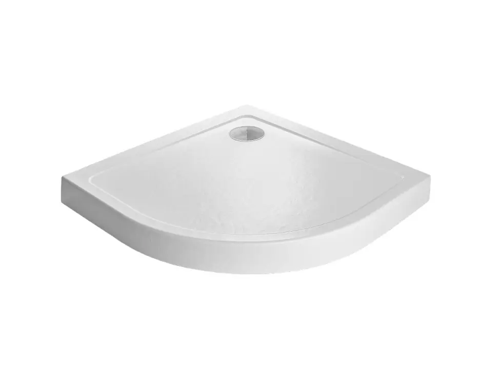 Radaway Doros A Compact Brodzik półokrągły 80x80 cm stone biały SDRA8080-05-04S
