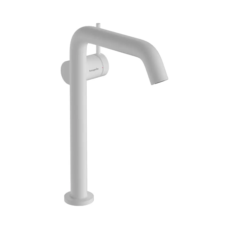 Hansgrohe Tecturis S 240 Bateria umywalkowa wysoka CoolStart EcoSmart+ bez korka biały mat 73372700
