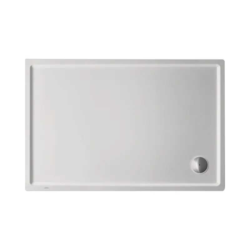 Duravit Starck Slimline Brodzik prostokątny 130x80 cm biały Alpin z powłoką Antislip 720235000000001