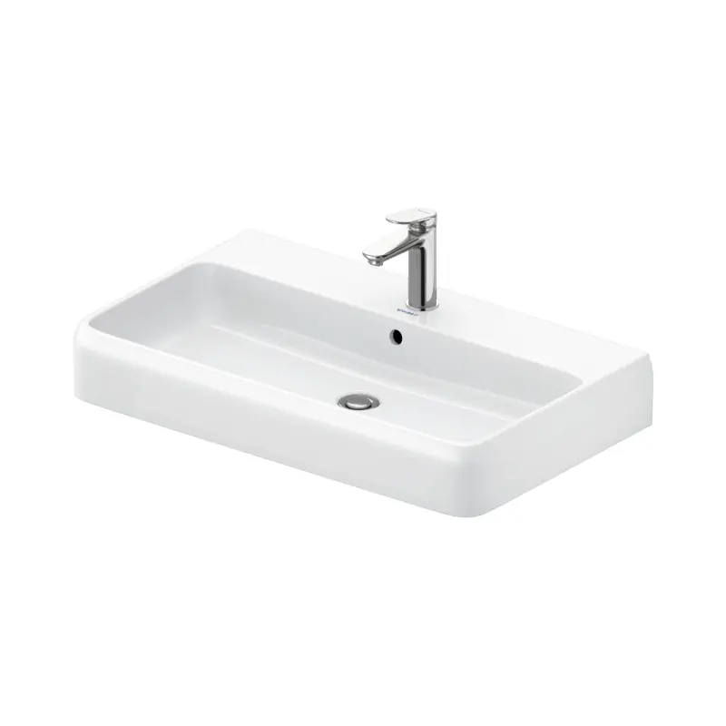 Duravit Qatego Umywalka meblowa 80x47 cm z otworem na baterię biały z powłoką HygieneGlaze 2382802000