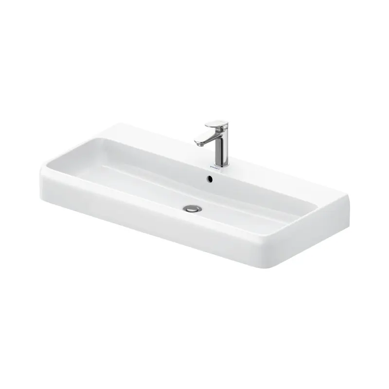 Duravit Qatego Umywalka meblowa 100x47 cm z otworem na baterię biały z powłoką HygieneGlaze 2382102000