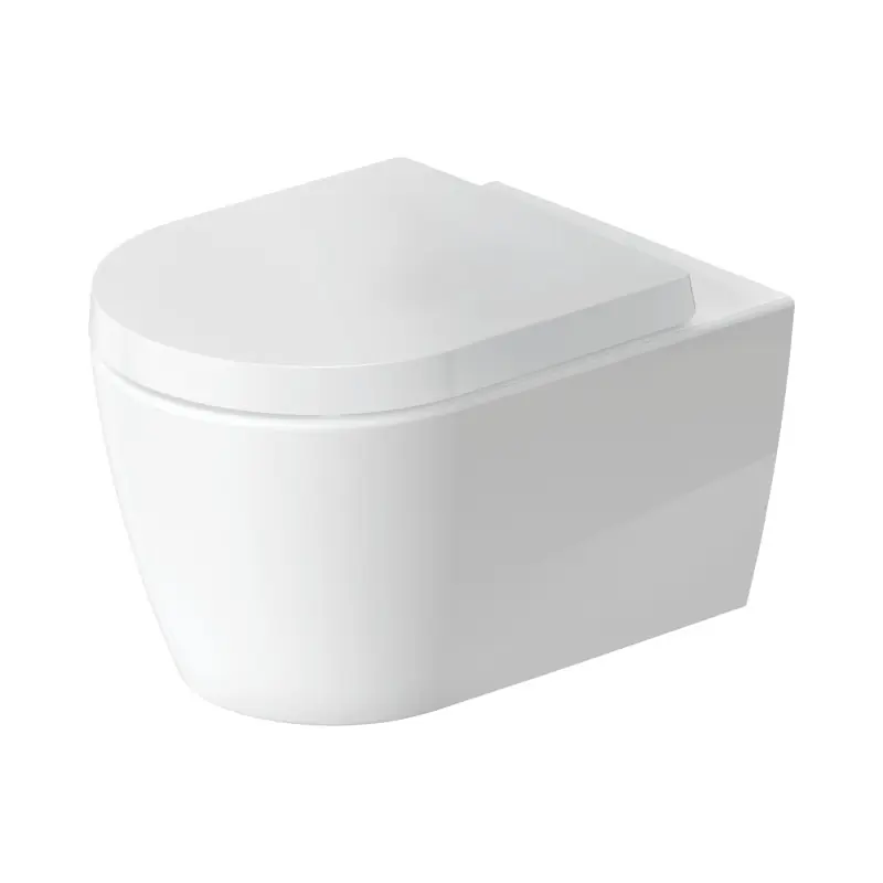 Duravit ME by Starck Toaleta WC HygieneFlush bez kołnierza spłukiwanie wirowe biały/biały satynowy 2518099000