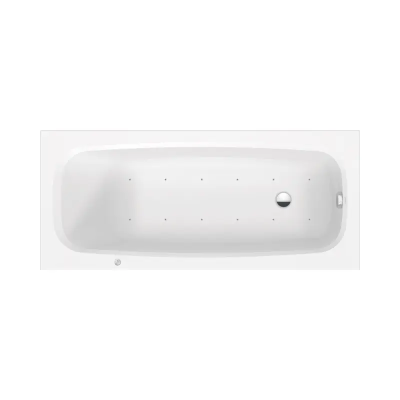 Duravit Aurena Wanna z hydromasażem 160x70 cm Air-System biały satynowy mat 760546BA0AS0000