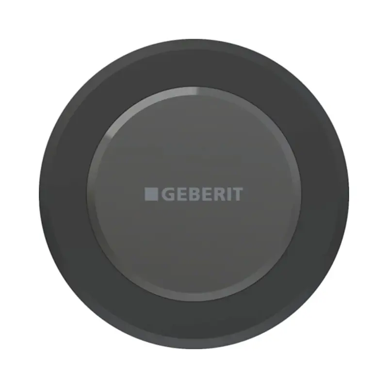 Geberit Typ 10 Przycisk WC bezdotykowy zasilanie sieciowe czarny mat z powłoką easy-to-clean 115.956.14.6