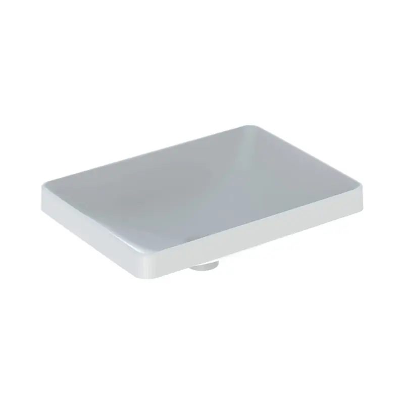 Geberit Variform Umywalka wpuszczana w blat 55x40 cm bez przelewu biały/spód szkliwiony 500.739.01.2