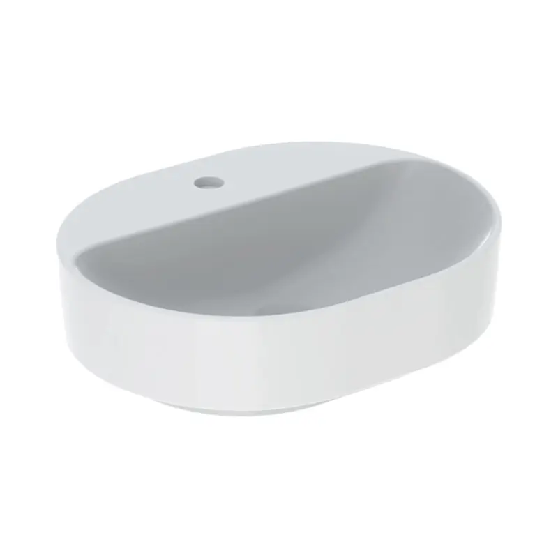 Geberit Variform Umywalka nablatowa 50x40 cm z otworem na baterię bez przelewem biały z powłoką KeraTect 500.776.00.2