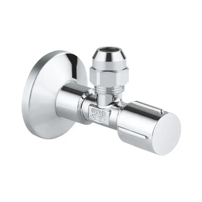 Grohe Zawór kątowy 1/2"x3/8" gwint ułatwiający uszczelnienie chrom 22045000